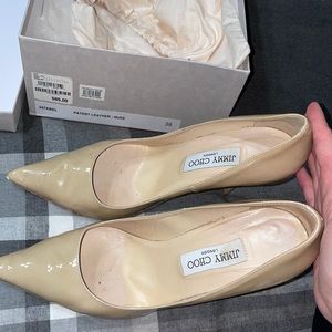 Jimmy choo size 39 nude